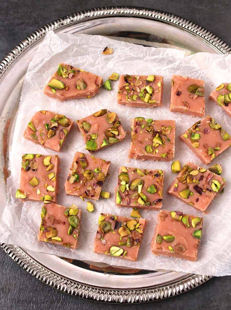 Rose milk powder barfi, barfi bites, 7 cup, besan barfi kaise banate hain, kaju katli