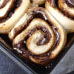 Best easy homemade cinnamon rolls with brown butter and cream cheese frosting for breakfast, brunch.