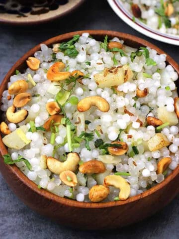 Best Sabudana Khichdi Recipe fluffy, not mushy, nonsticky for vrat, fasting, and Indian breakfast.