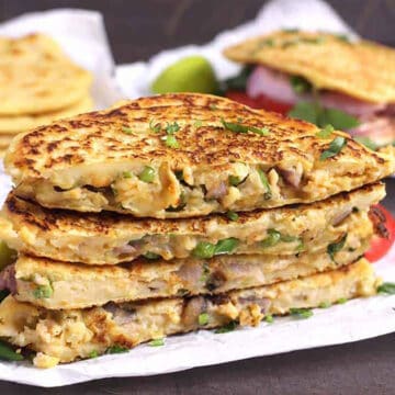 healthy breadless sandwich, veg eggless omelette #sandwiches