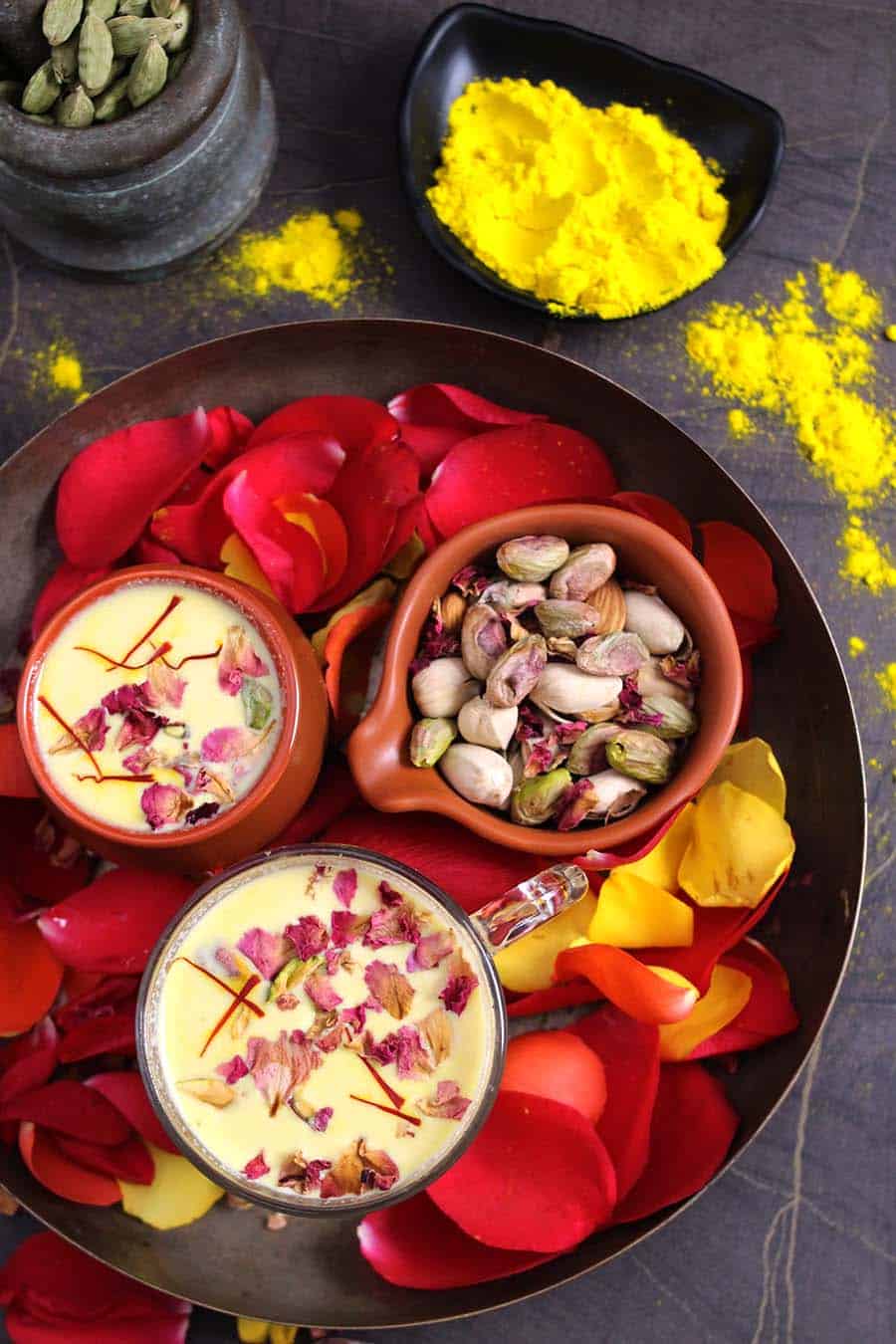 Popular Indian recipes for holi, diwali, navratri, shivratri, ram navami, #milkbased #rose #gulkand