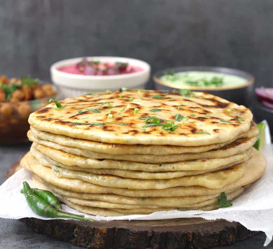 Aloo Paratha, How to make Paratha, Aloo naan, Indian flatbread recipes, vegan and vegetarian breakfast, lunch, dinner recipes, malabar parotta, bread stuffing, dhaba style, restaurant style, punjabi paratha, lachha paratha,  leftover mashed potato recipes, no yeast flatbread, #naan #roti #paratha, paratha wala, parauntha, paronthi, parotta, porotta
