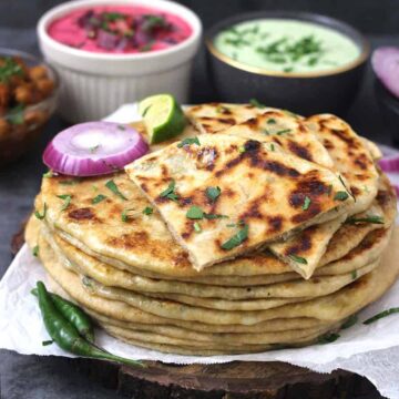 Aloo Paratha, Lachha paratha, How to make Paratha, Aloo naan, Indian flatbread recipes, vegan and vegetarian breakfast, lunch, dinner recipes, malabar parotta, bread stuffing, dhaba style, restaurant style, punjabi paratha, leftover mashed potato recipes, no yeast flatbread, #naan #roti #paratha, paratha wala, parauntha, paronthi, parotta, porotta