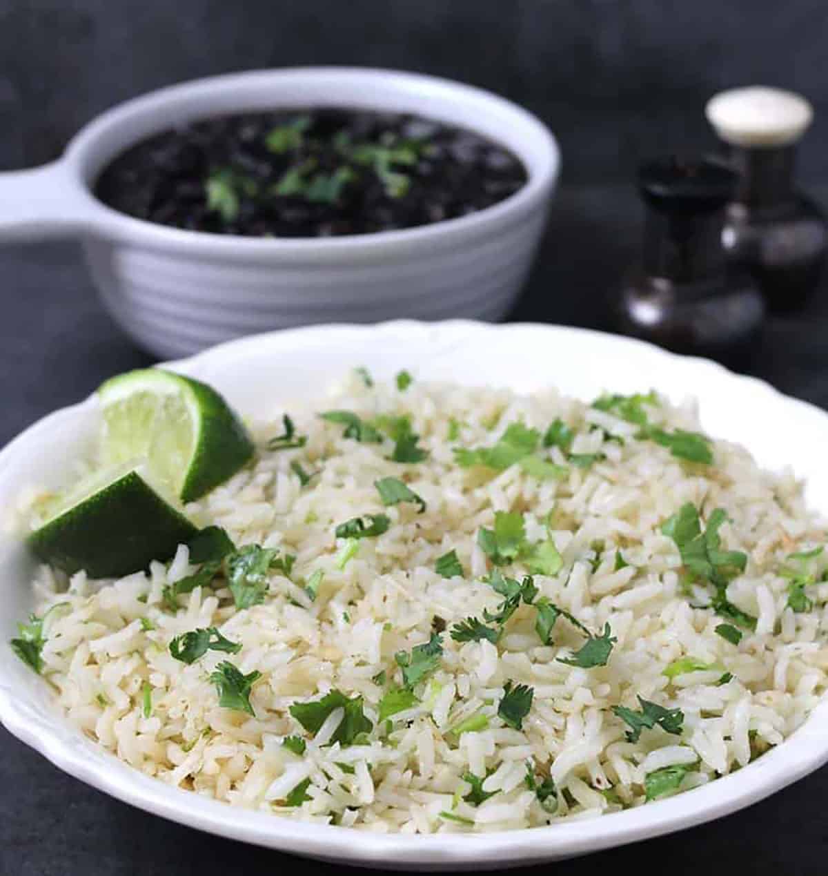 Chipotle Cilantro Lime Rice Recipe (Copycat) - Stovetop and instant pot instructions added. 