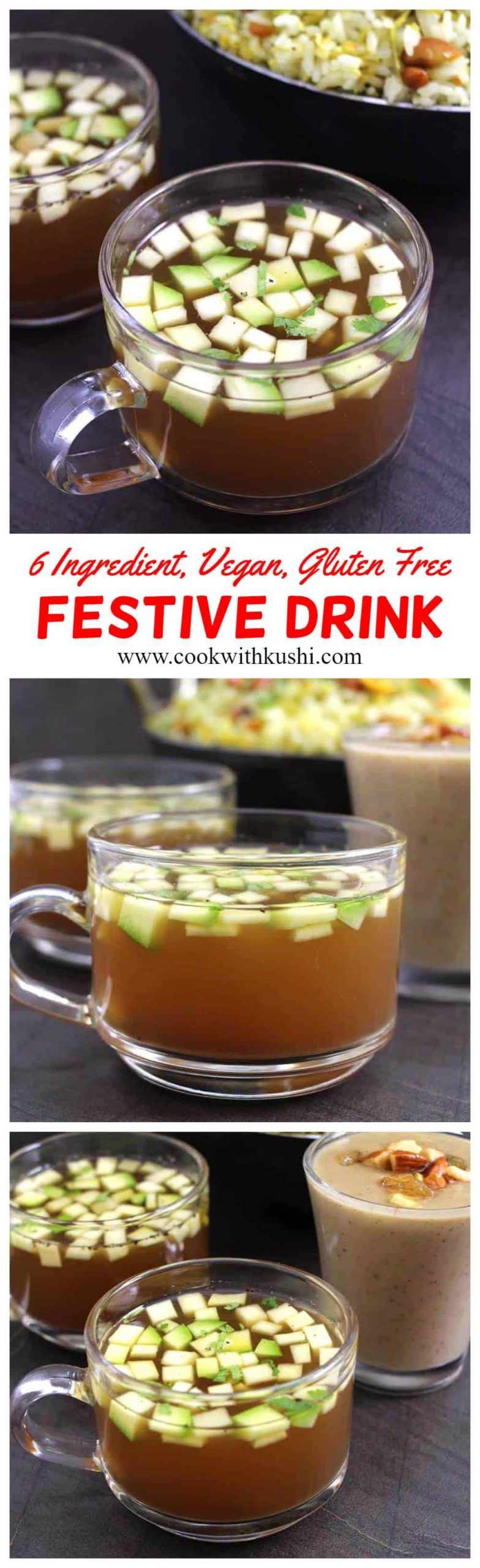  Ugadi Pachadi or Bevu Bella Panakam is festive drink that consists of 6 ingredients having 6 different taste (sweet, sour, salt, spicy, pungent and bitter). It symbolizes ups and downs of life -  that one must accept all the flavors of experiences coming in this new year. #ugadi #gudipadwa #holi #ramnavami #festivedrink #indianfestival #festivalfood #pachadi #panakam #ganeshchaturthi #prasadam #southindianfood #festivalandfood