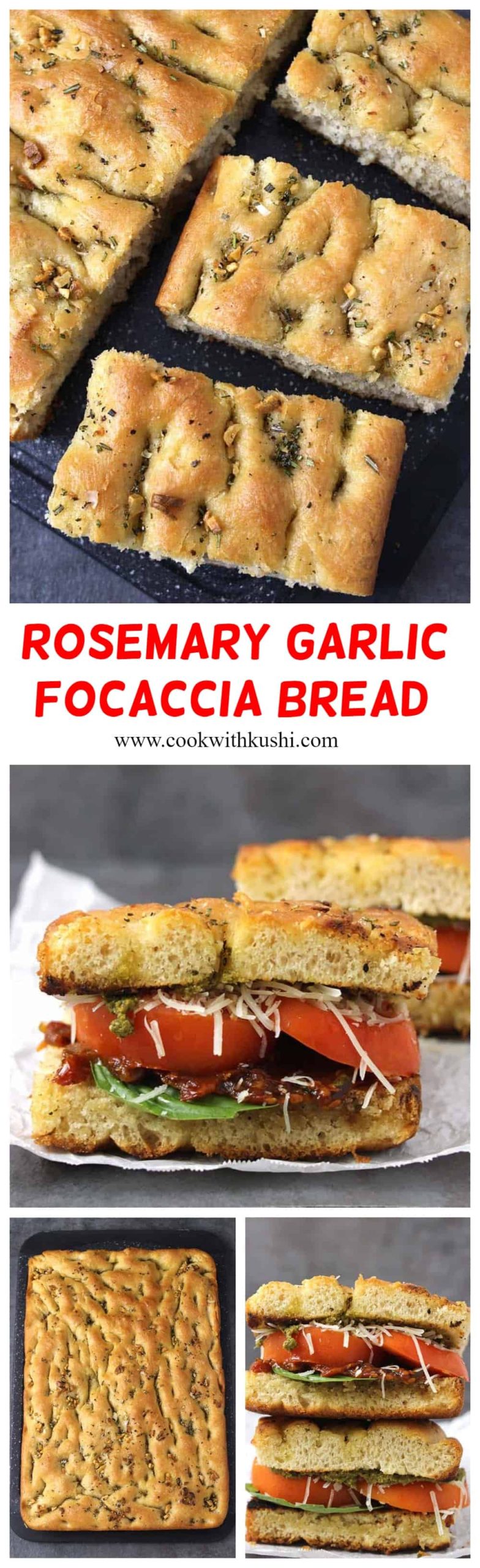 Italian Rosemary Garlic Focaccia Bread Recipe #italian #rosemary #focaccia #sourdough #keto #vegan