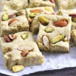 7 cup burfi or 7 cup cake - Traditional Indian sweet recipe for festivals & special occasions.