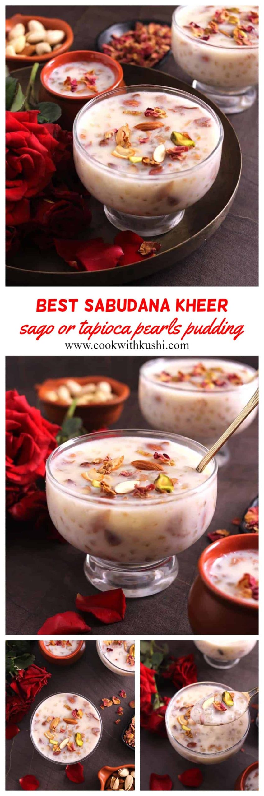 Sabudana Kheer is a popular, decadent, creamy, and classic Indian sweet or pudding dessert prepared using tapioca or sago, milk, and sugar.#sabudana #rice #kheer #pudding #insatntpot #indiansweets #indianrecipes