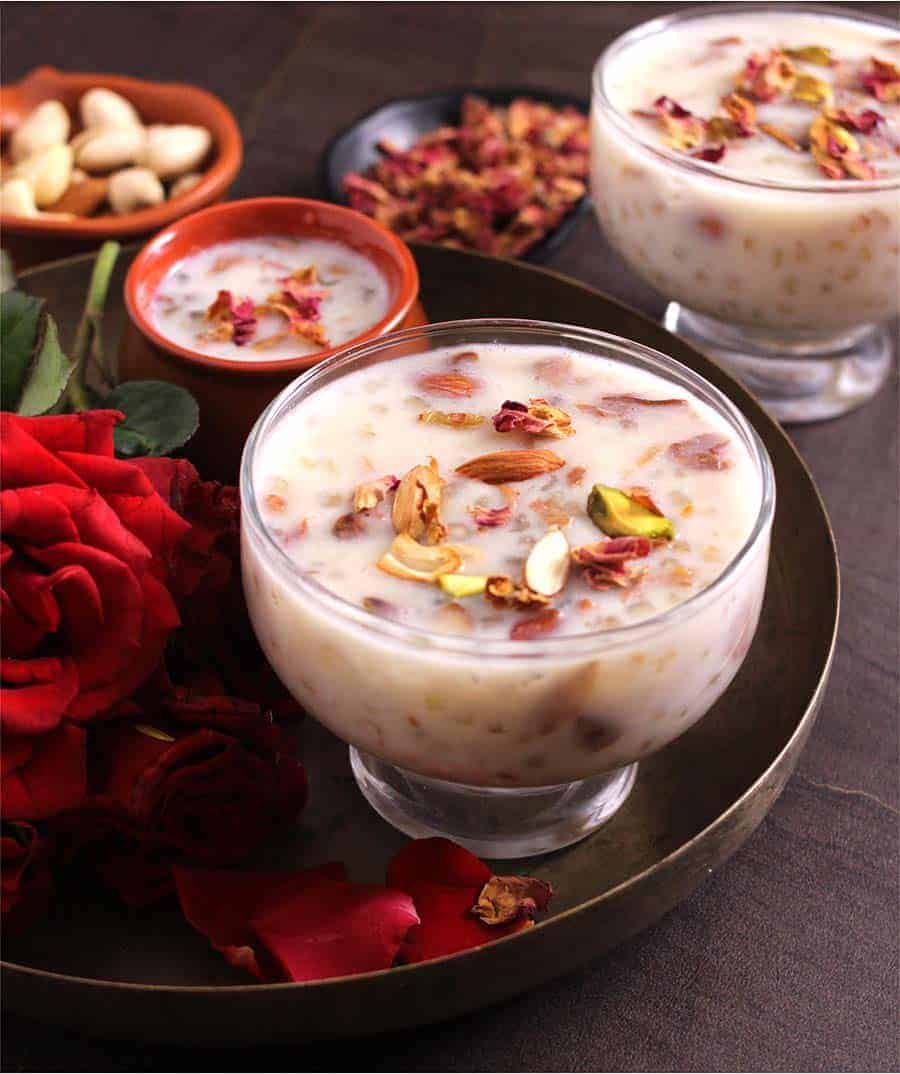 Sabudana Kheer, How to make best kheer, Indian sweets, Instant pot, Sabudana recipes, Diwali, Navratri