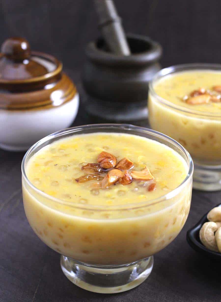How to make traditional kheer, pudding, payasam, payasa for fasting, vrat, upvas, lentil, dal, sweet