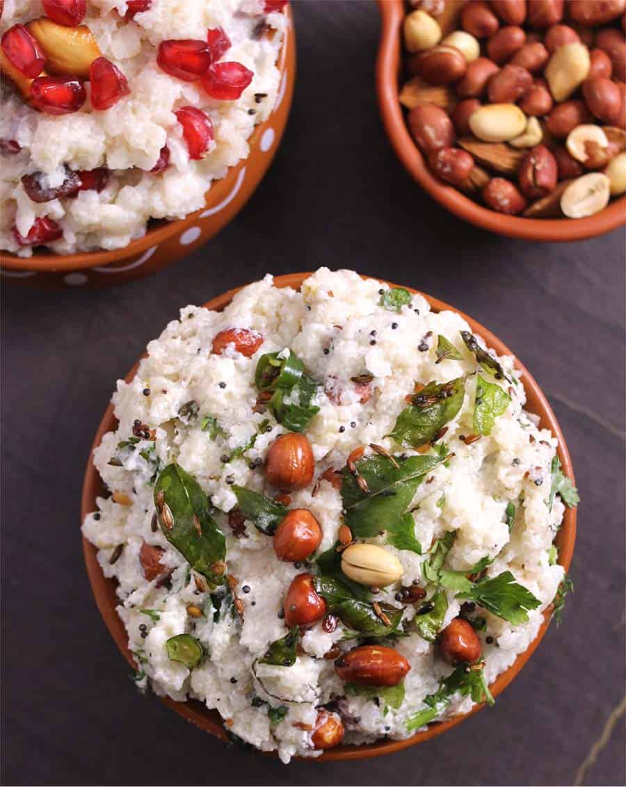 Dahi Poha, sweet poha, fasting, upvas, vrat recipes phalahari