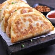 cheesy potato mushroom quesadillas, dominos taco mexicana veg, Mexican food recipes #quesadilla