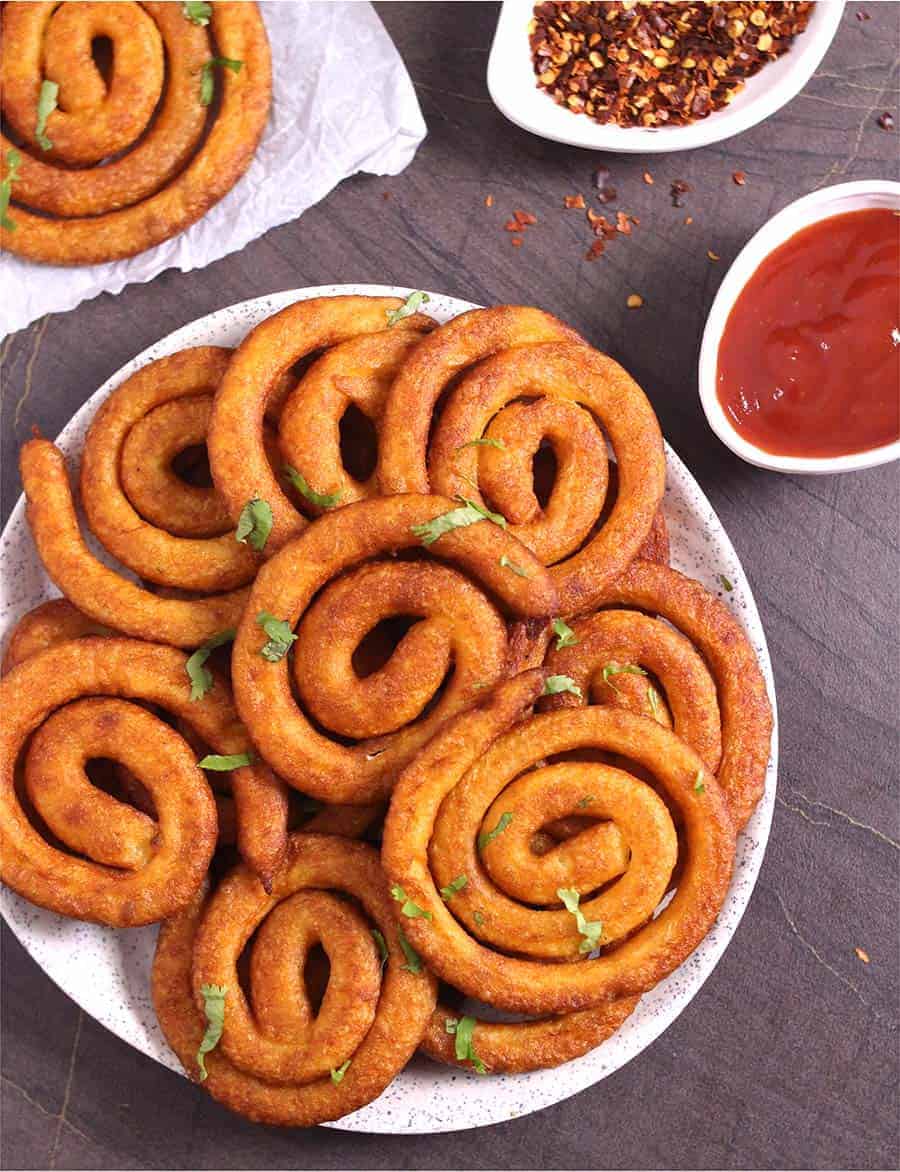 Crispy spiral french fries recipe