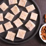 Easy and perfect traditional Indian sweet recipe - Coconut Burfi, Nariyal Barfi Recipe