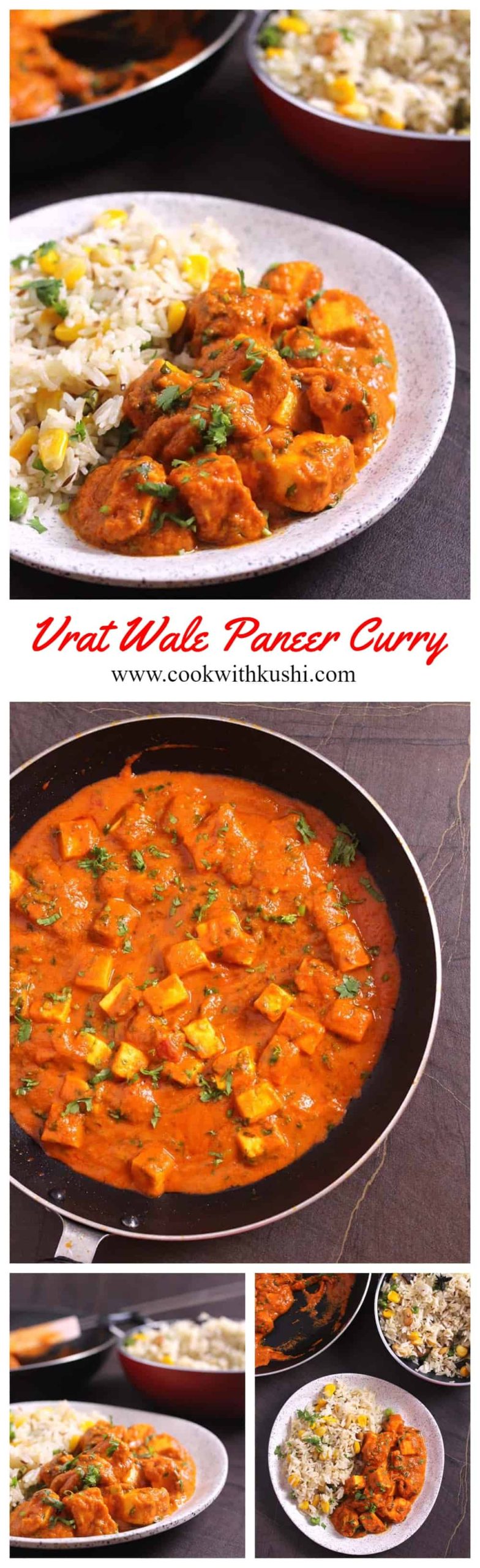 Vrat wale paneer curry or paneer masala is super easy to make yet delicious paneer recipe prepared using a handful of essential ingredients from your kitchen. #paneer #vrat #navratri #fasting #upvas