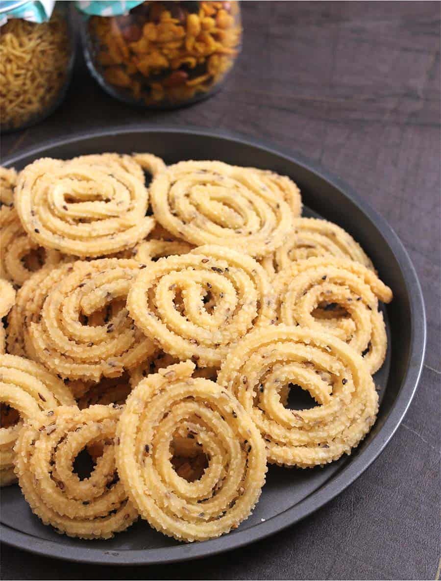 Crispy Samo Rice Samak chawal chakli, varai chakkuli, snacks for vrat, fasting, upvas, Navratri, diwali