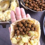 Halwa Poori Chana (Sheera Puri Cholay) - prasad recipe for any occasion, festival #prashad #navratri