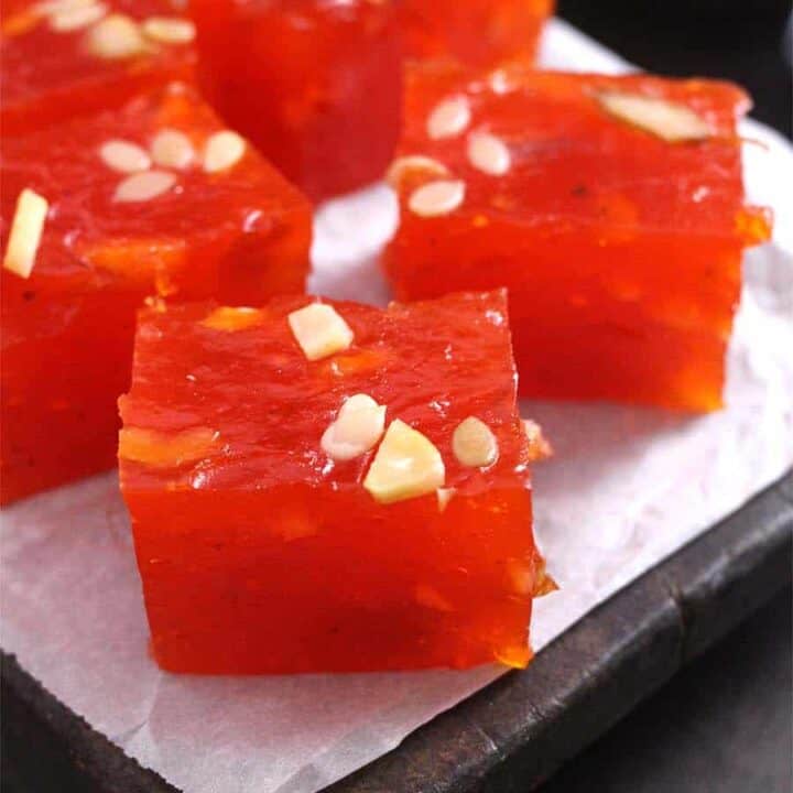 BOMBAY HALWA KARACHI HALWA HOW TO MAKE HALWA SWEET Cook with Kushi
