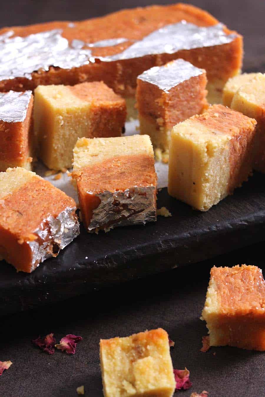 how to make halwai style burfi sweet at home? khova, mawa, khoya or milk powder based recipes 