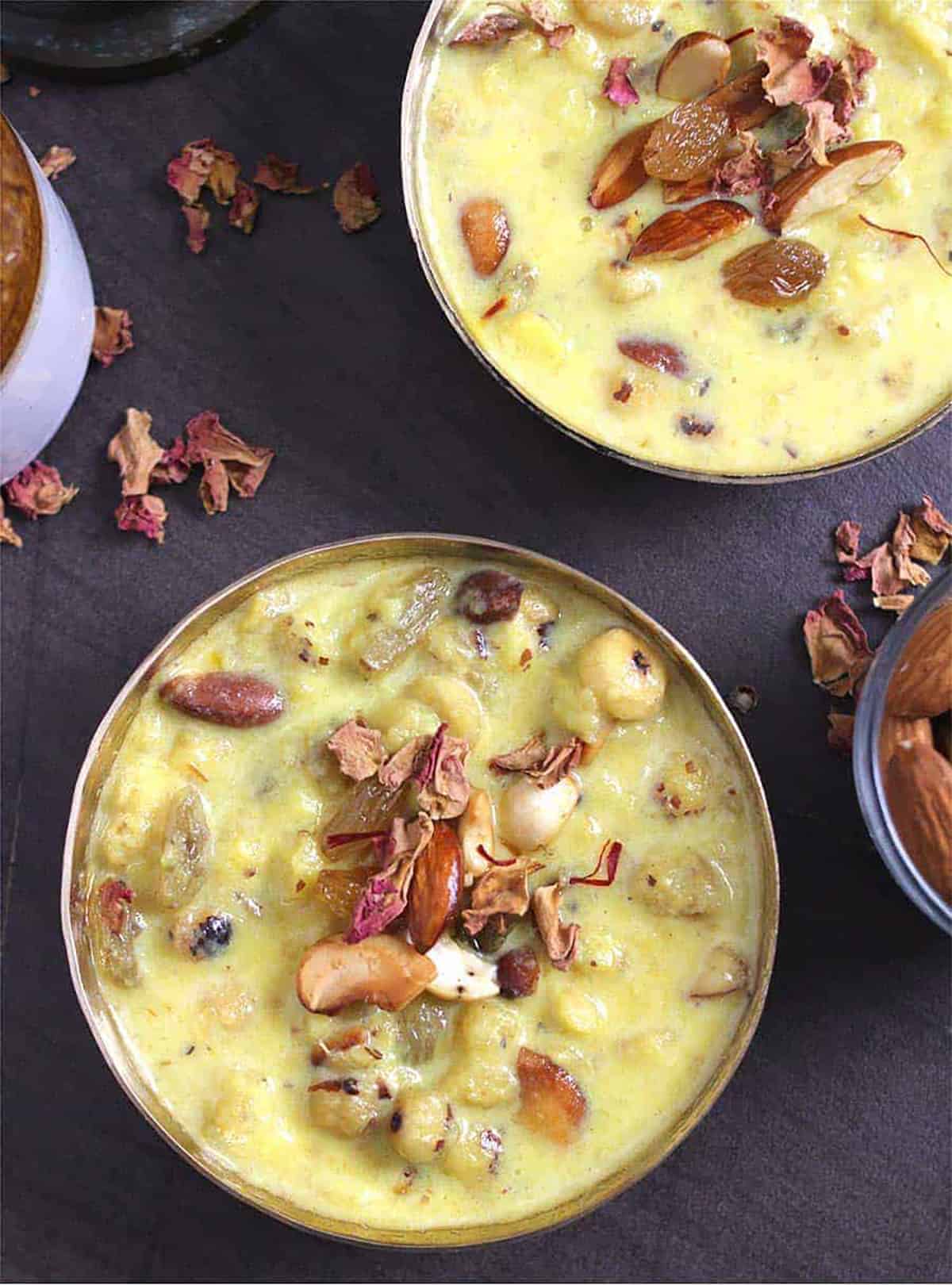 Best Makhana Kheer (Makhane Ki Kheer) Indian dessert for Navratri, Diwali, and other festivals. 