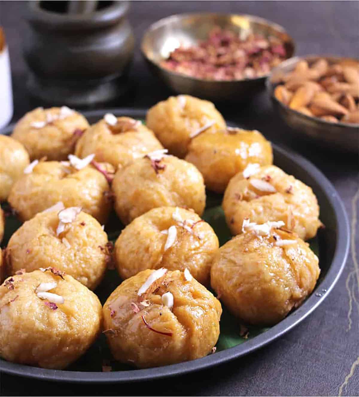 melt in mouth, soft and flaky balushahi, indian sweet recipe badusha 