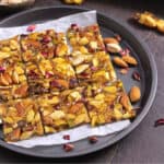 best dry fruit chikki, mixed nut brittles, popular Indian sweets, desserts with kaju, badam, pista
