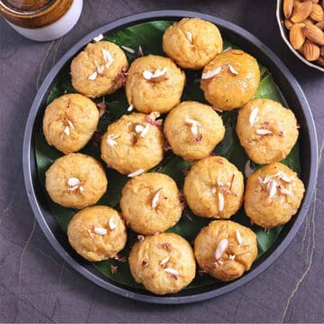 Balushahi or badusha - Best Indian sweet recipe or Pastry dessert for Diwali and other festivals.