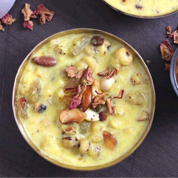 Best Phool Makhana Kheer - Classic Indian dessert recipe for Navratri, Diwali, Karwa Chauth, etc.