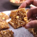 poha burfi, pohe chikki, pova kadi, healthy Indian snack bars, traditional konkani recipes