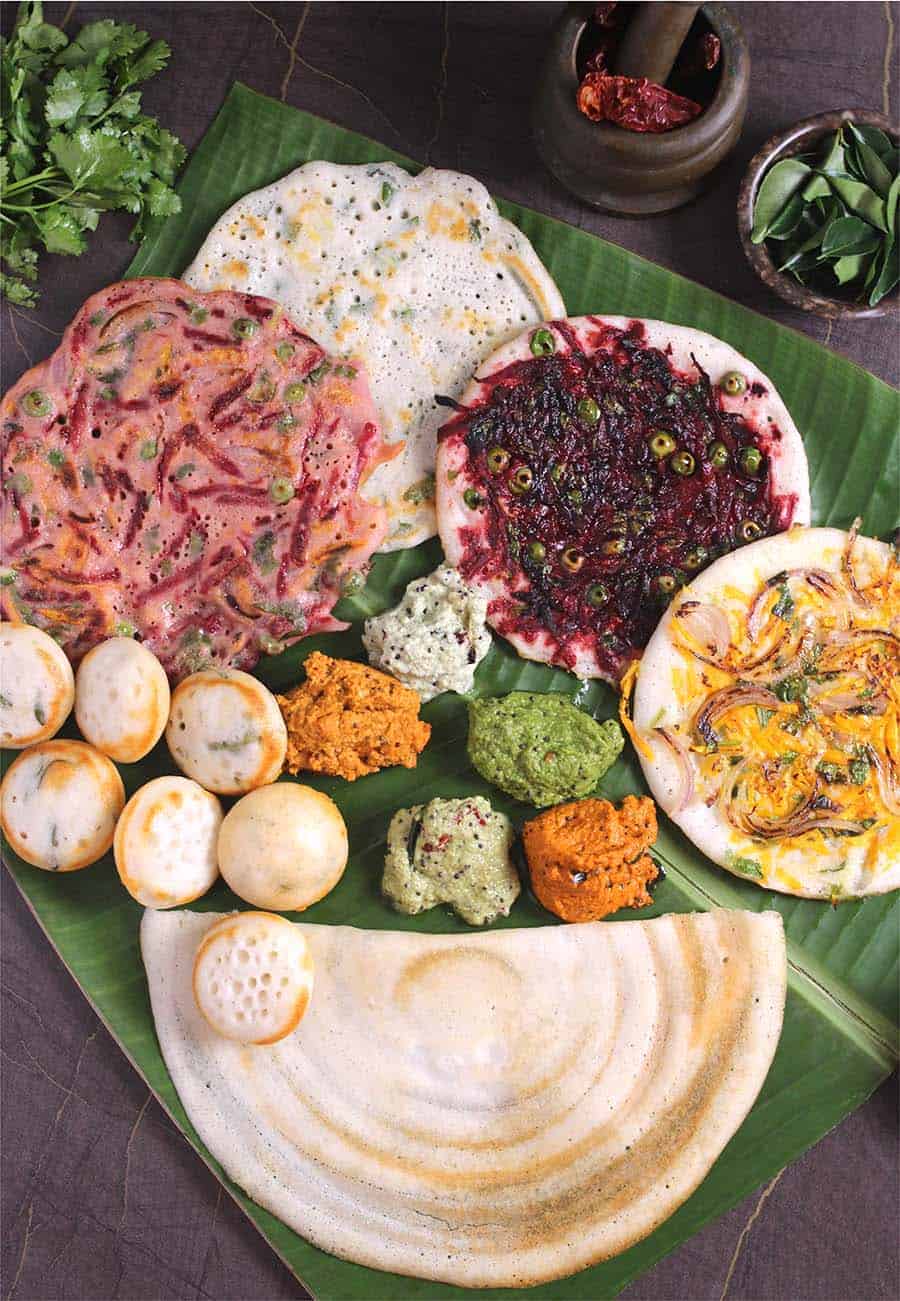 dosa batter, south indian breakfast recipes, dosa varieties