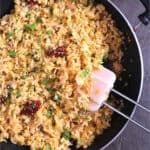 Easy cauliflower rice recipe - keto and low carb, low calorie side dish, alternative to rice.