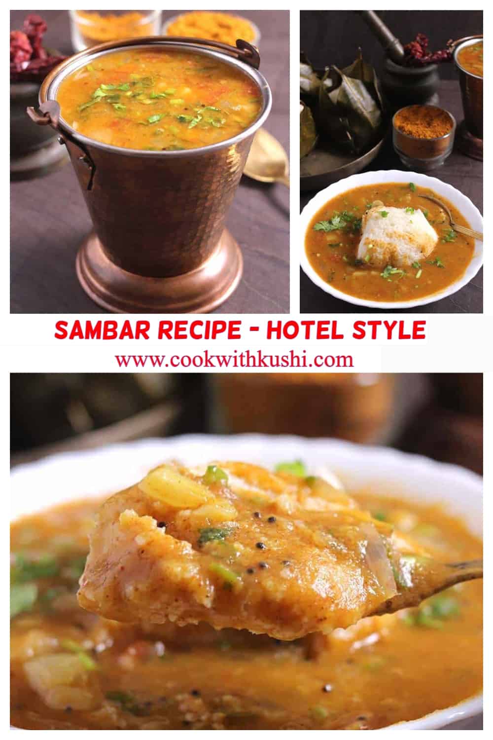 easy tiffin sambar, hotel style sambar, idli sambar recipe (South Indian)