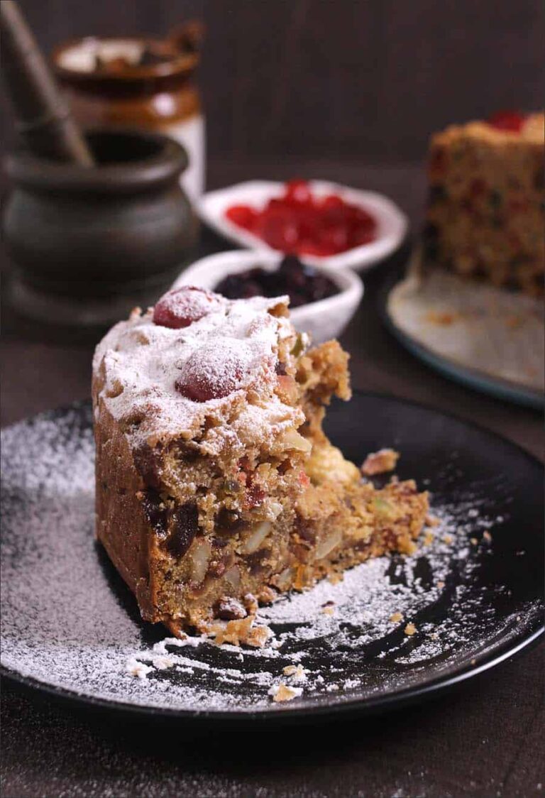 Best Christmas Cake Moist Rum Cake Easy Fruit Cake Cook with Kushi