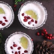 white christmas margarita recipe, special christmas cocktail drink, tequila cocktails, snowstorm