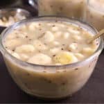banana rasayana, balehannu rasayana, seekarane, hershale, easy healthy no bake banana dessert recipe