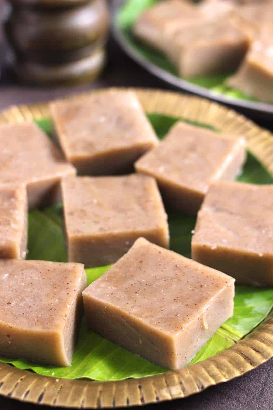 how to make ragi halubai, halwa, ragi kilsa (kilisa), south Indian coastak karnataka recipes #sweets