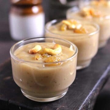 how to make coconut milk oat pudding, oat milk, healthy dessert recipe, #oats #coconut #desserts