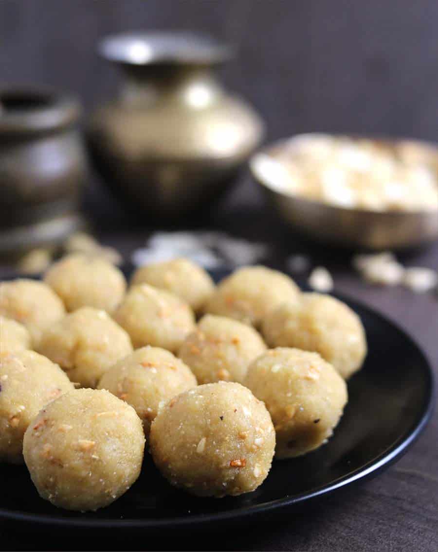Poha ladoo,  popular indian sweets & desserts recipes for diwali, holi, raksha bandhan, ram navami