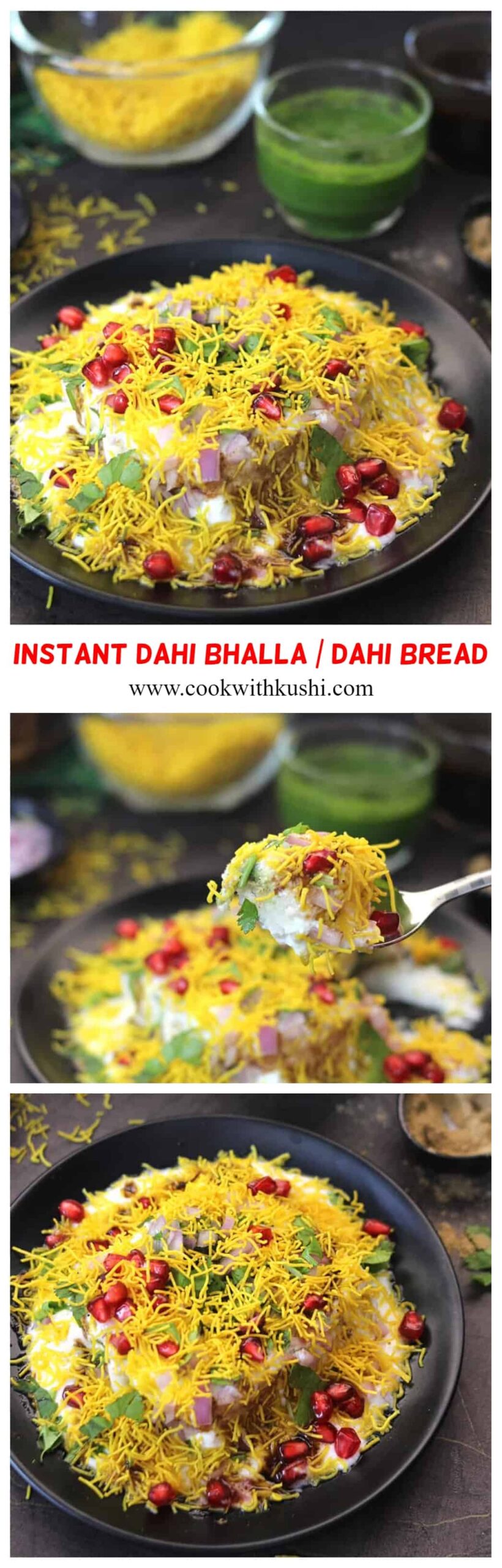 How to make dahi bhalla, soft dahi bhalle or dahi bread #yogurtrecipes 