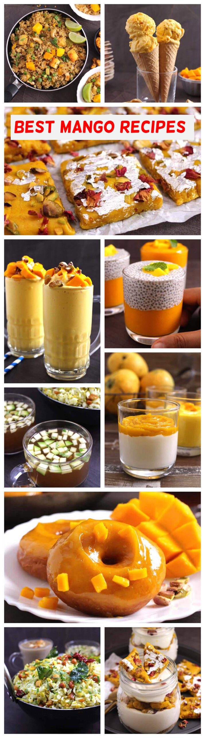 Best & easy mango recipes #mangodesserts #Mangoes #fresh #aam