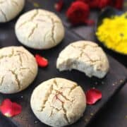 thandai nankhatai, thandai cookies, bakery style Indian biscuits #holi #thandai #indiansweets