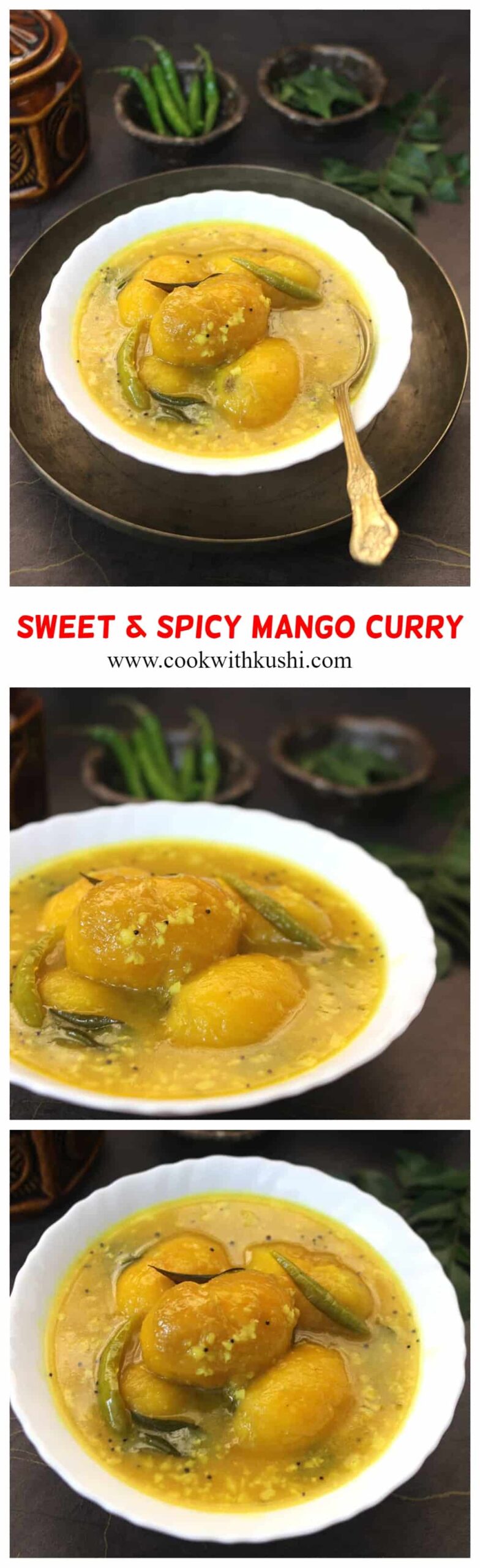 How to make sweet & spicy Mango curry #Mnagoes #aam #vegetarian