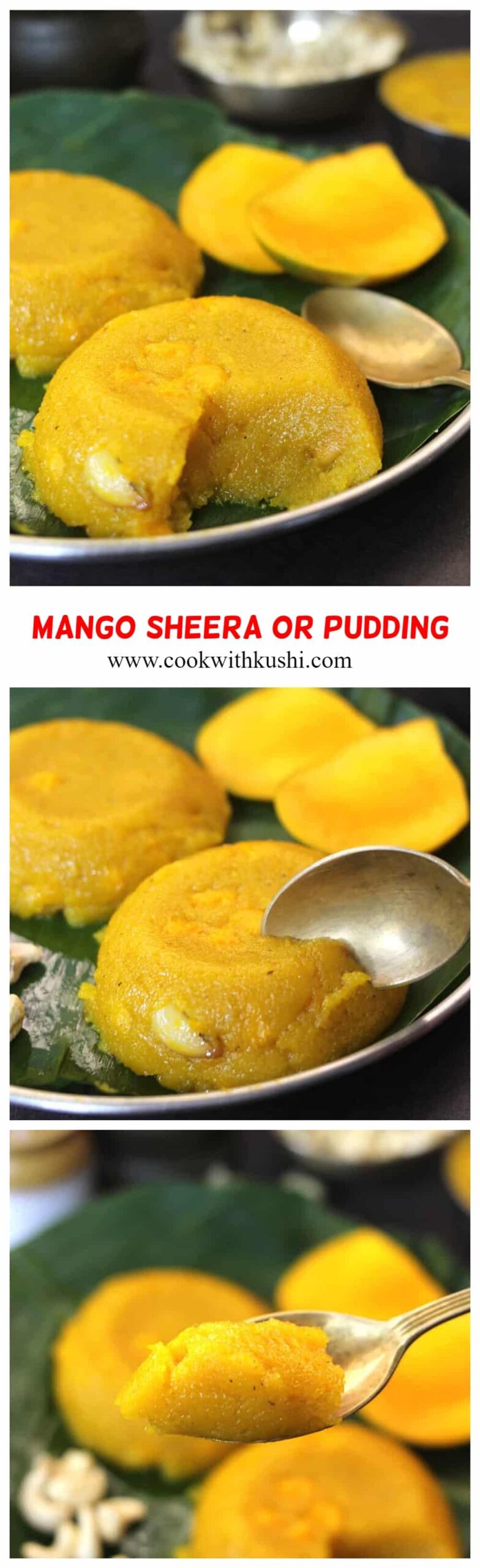 How to make mango sheera, sooji ka halwa #mangoes #halwa #sheera