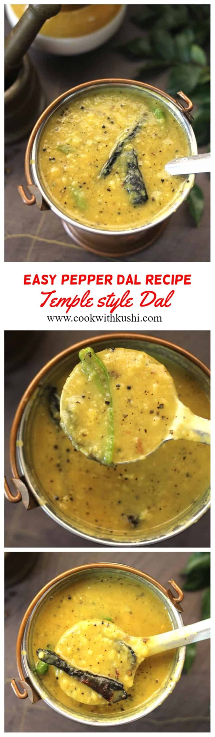 How to make pepper dal for lunch and dinner recipe #dal #lentil
