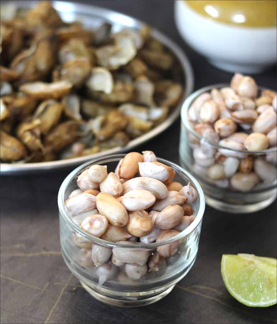boiled peanuts, evening snacks, accompaniment for beer, coffee, tea #southernrecipes #indianrecipe