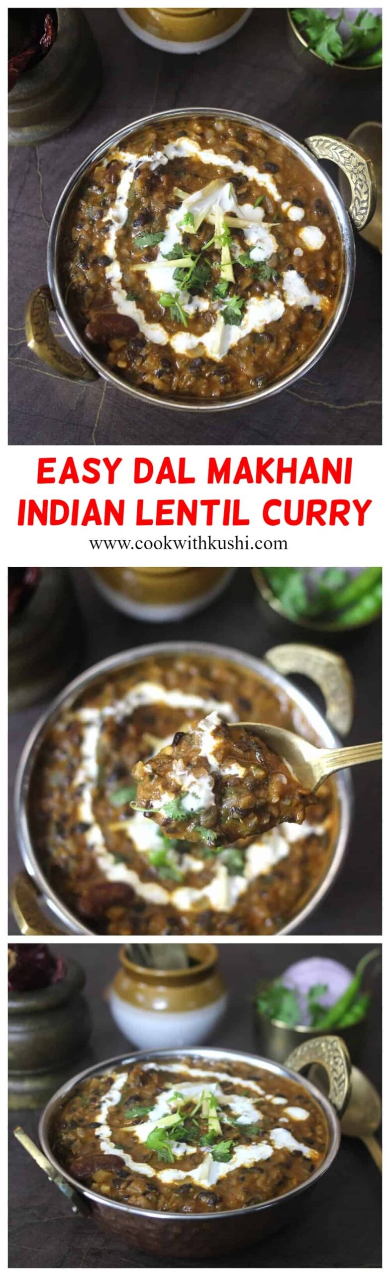 How to make best & easy dal makhani at home #dal