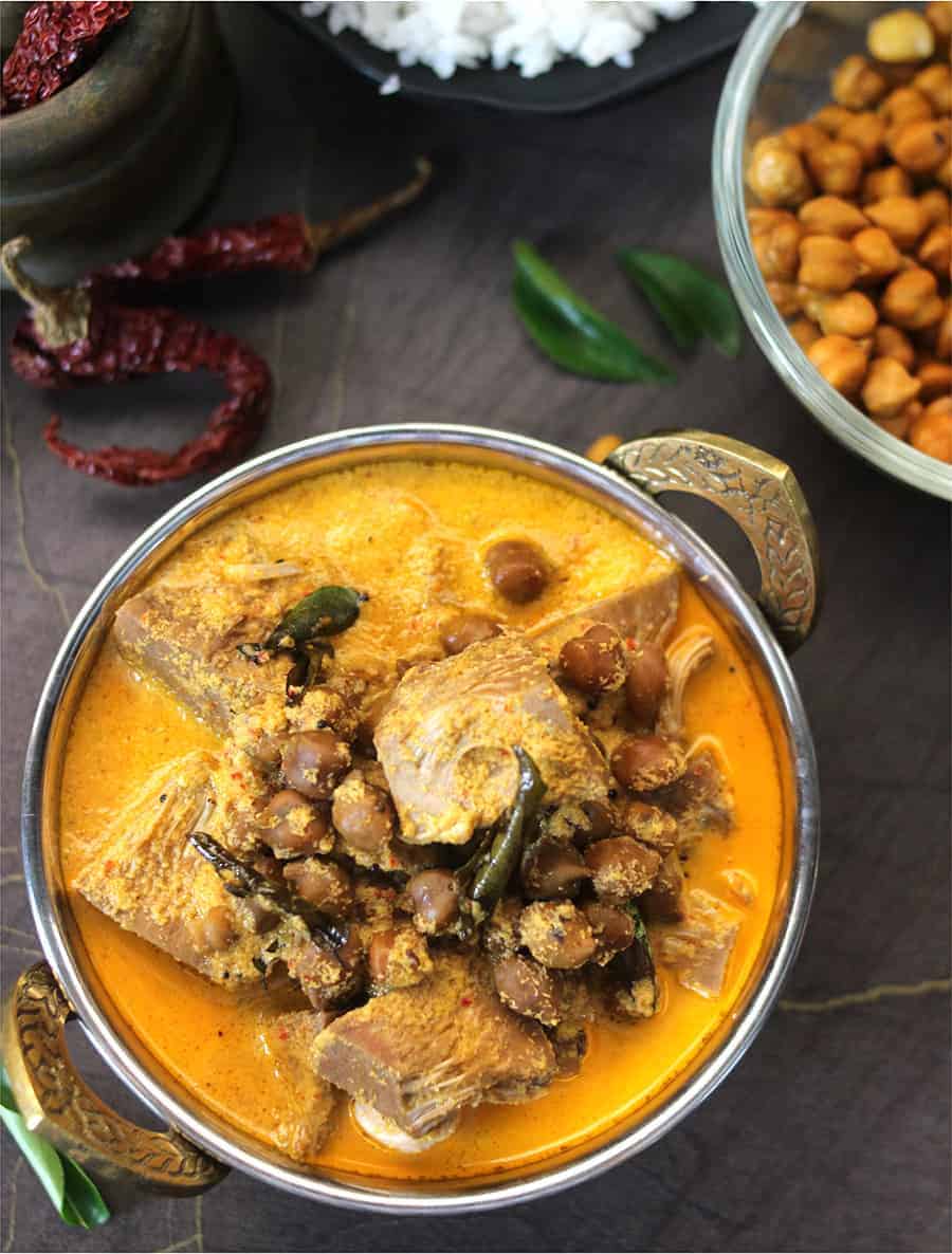 mangalorean style chickpeas curry for ganesh chaturthi, chavithi 
