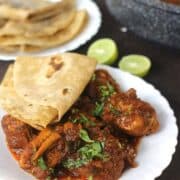 hicken roast, how to roast a chicken - Indian style, side dish for rice, roti, naan, chapati, dosa