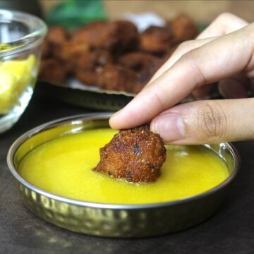 ponsa mulik popular Konkani recipe, Mangalorean halasina bonda, jackfruit donut holes #jackfruit