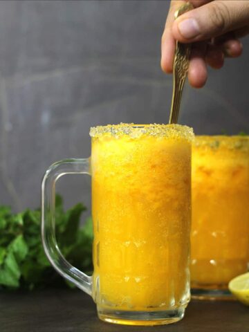 virgin mango margarita, mango lemonade, non alcoholic drink, mocktail recipes, summer drinks recipes
